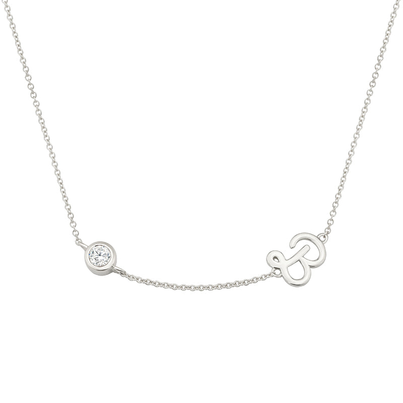 Initial Necklace-B