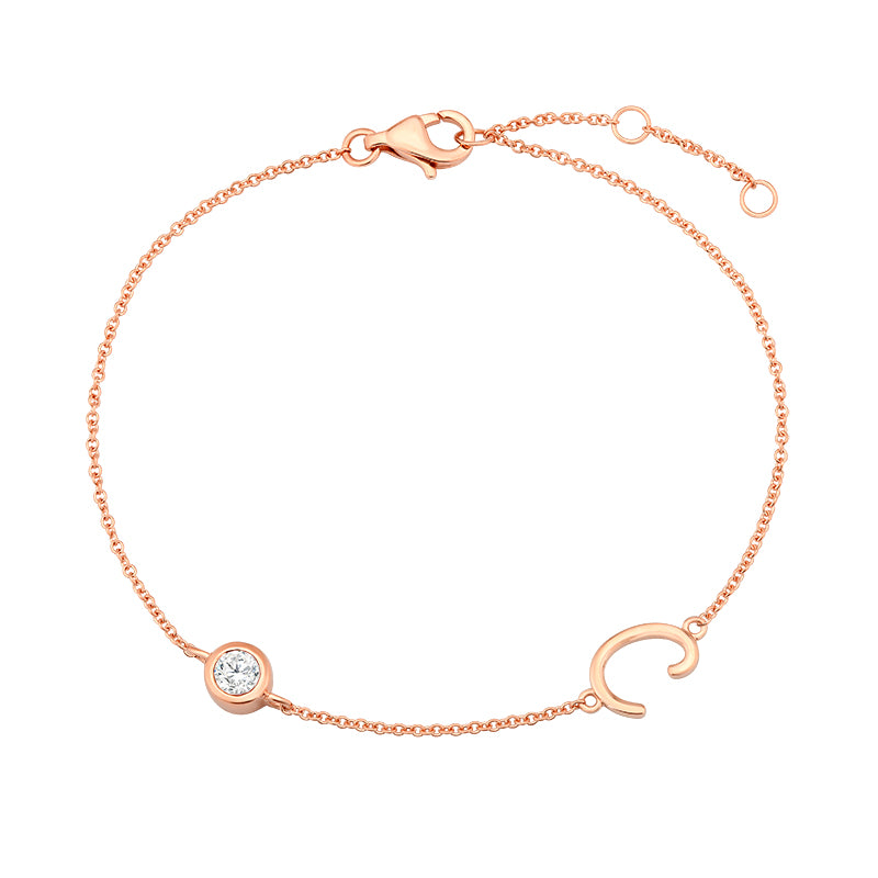 Initial Bracelet-C - Kindspark
