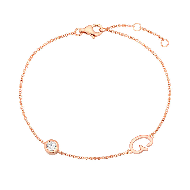 Initial Bracelet-G - Kindspark