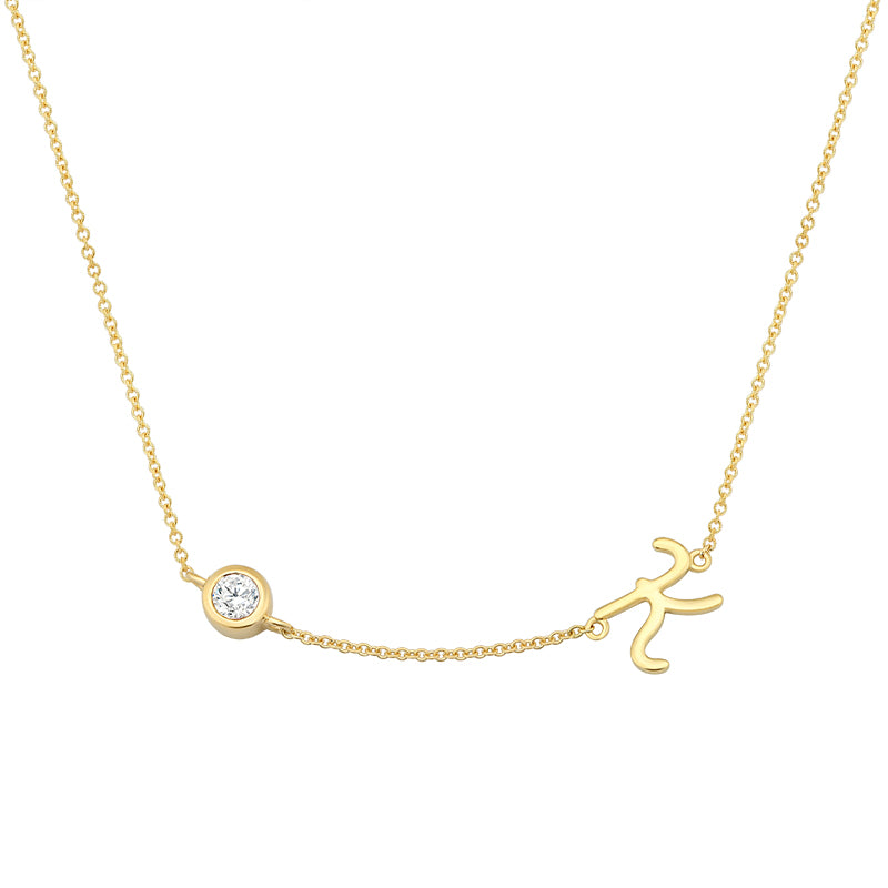 Initial Necklace-K - Kindspark
