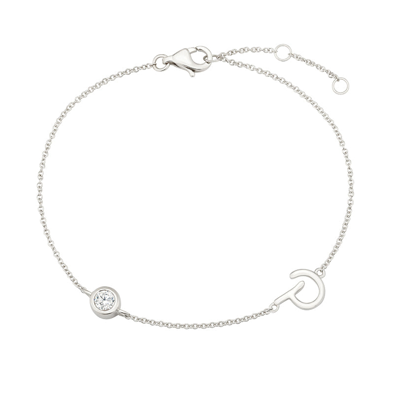 Initial Bracelet-P - Kindspark