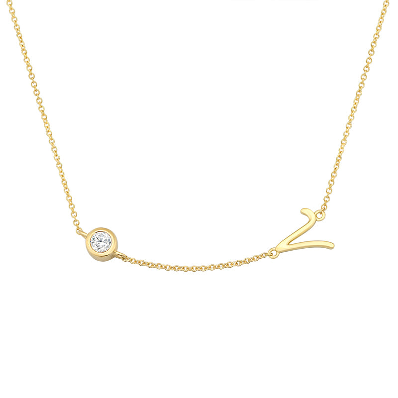 Initial Necklace-V