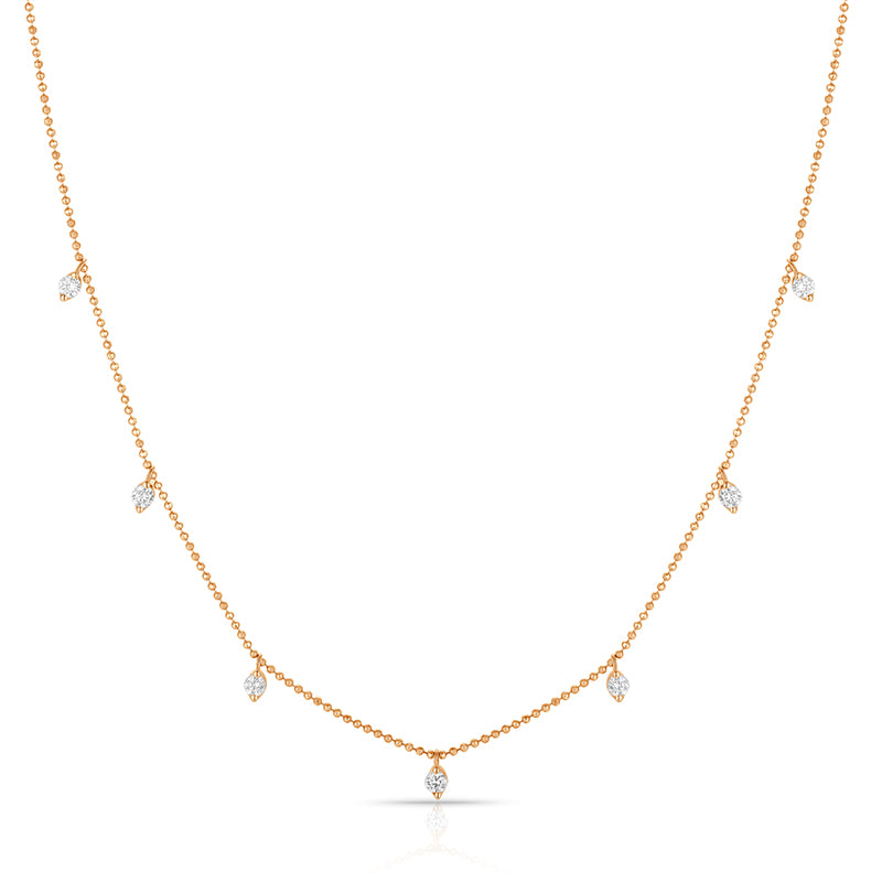 Round Diamond Chain Necklace - Kindspark