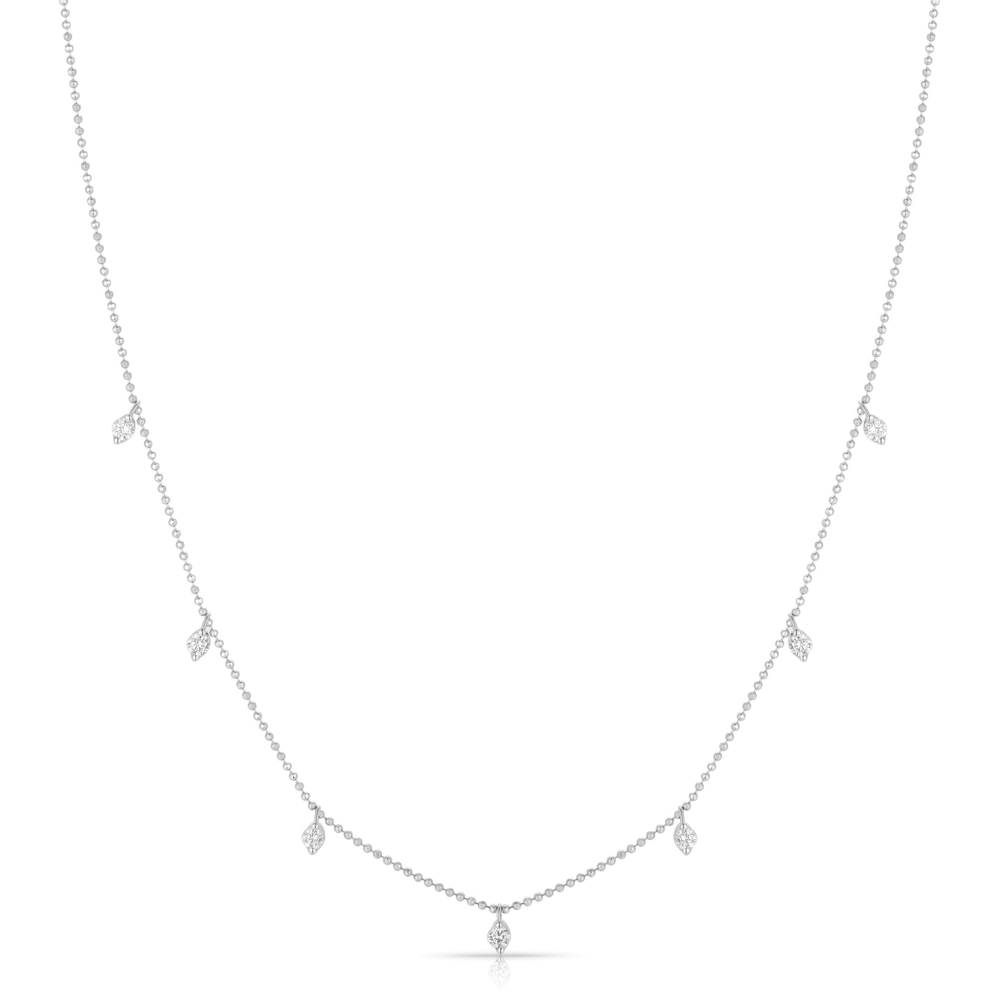 Round Diamond Chain Necklace - Kindspark