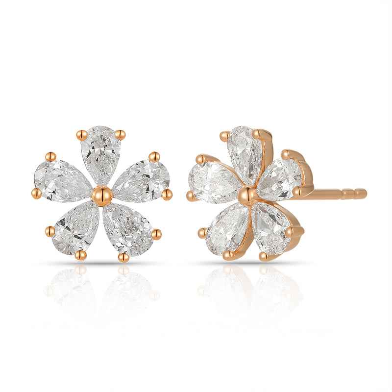 Flower Stud Earrings