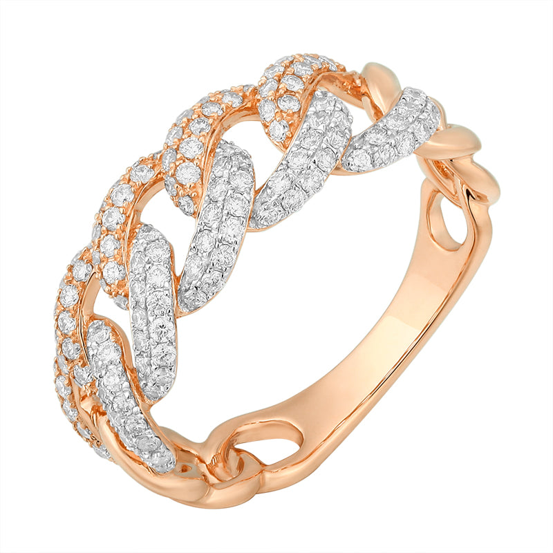Diamond Link Chain Ring