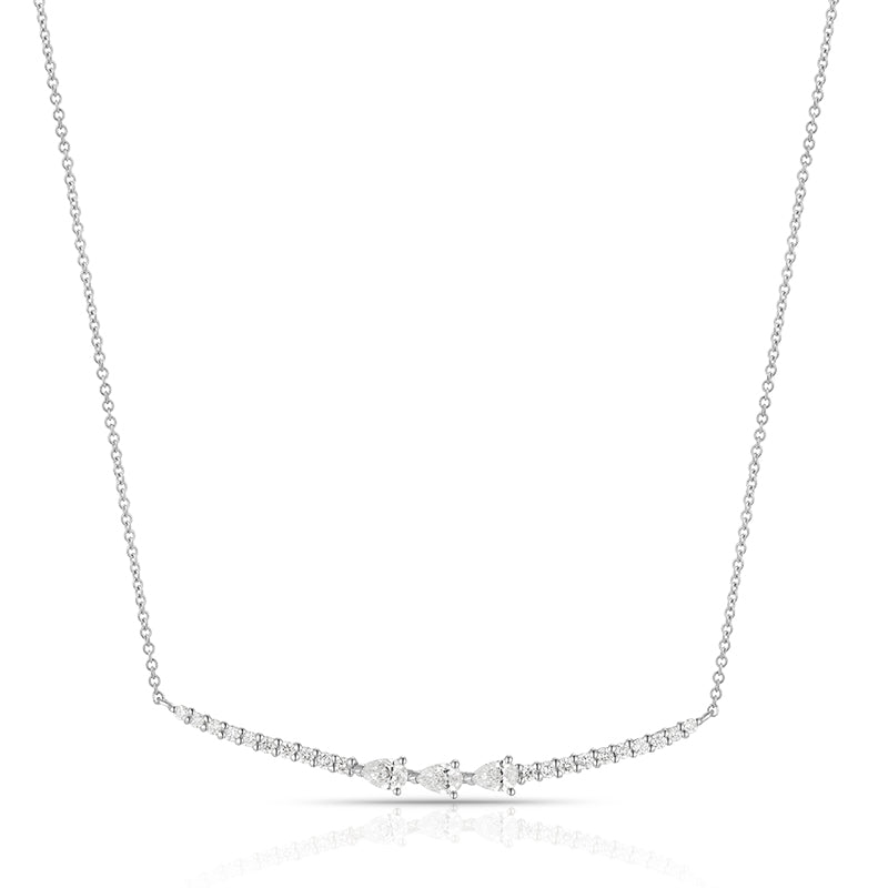 Pear Diamond Collar Necklace - Kindspark
