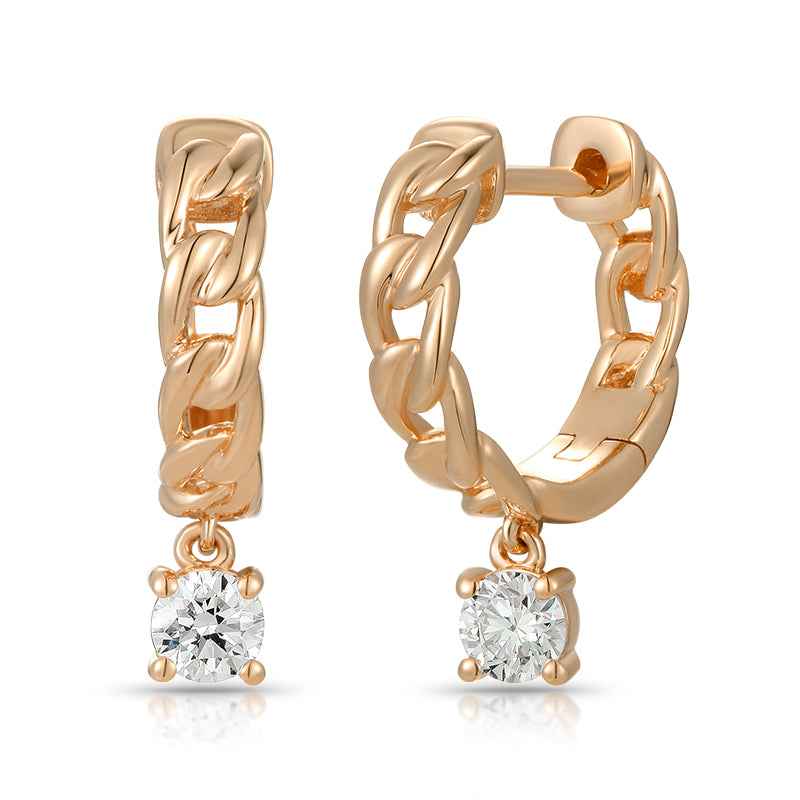 Chain Hoop Earrings