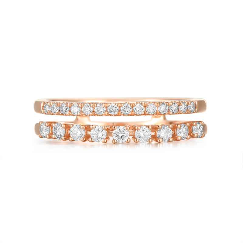 Double Band Ring - Stylish Dual Band Design for Elegant Look