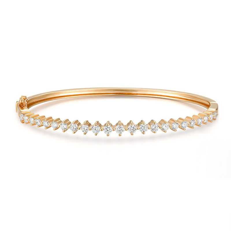 Round Diamond Bangle - Kindspark