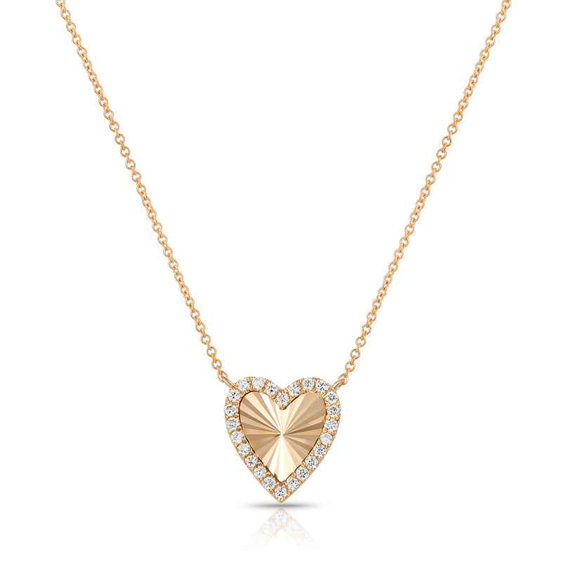 Heart Design Diamond Necklace