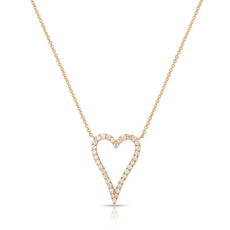Heart Design Diamond Necklace
