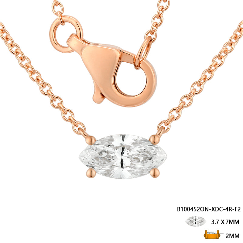 Marquise Diamond Necklace - Kindspark