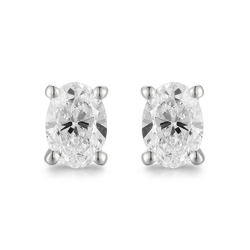 Classic Oval Ear Studs - Kindspark