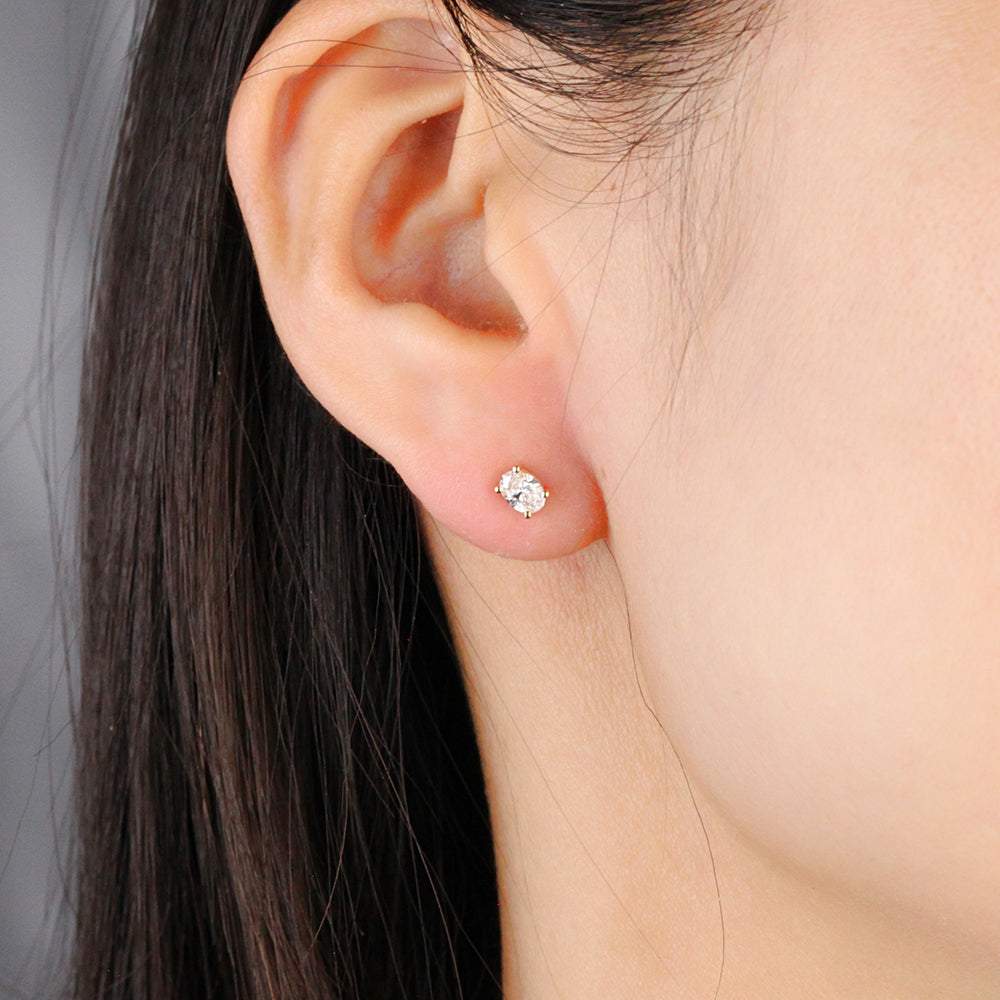 Classic Oval Ear Studs - Kindspark