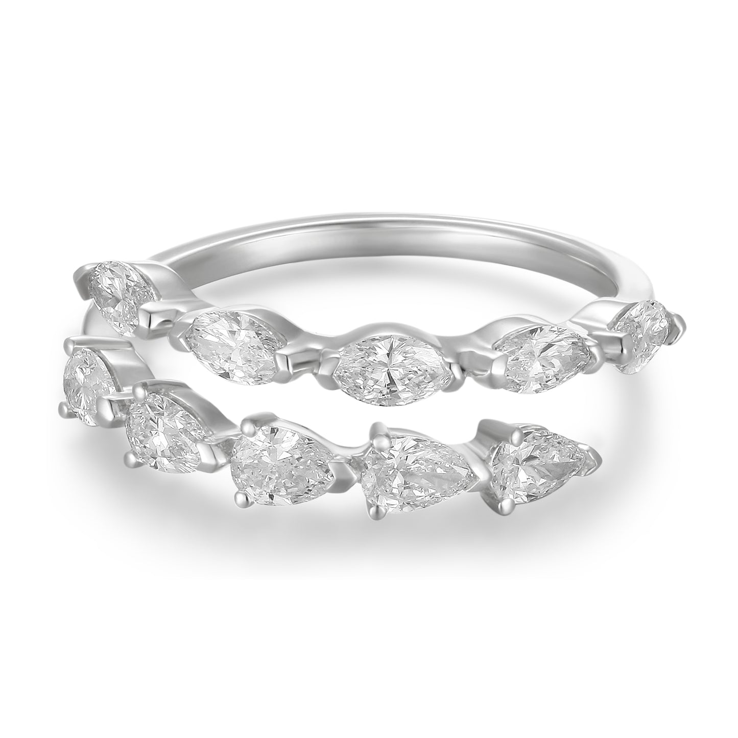Pear & Marquise Diamond Band - Kindspark