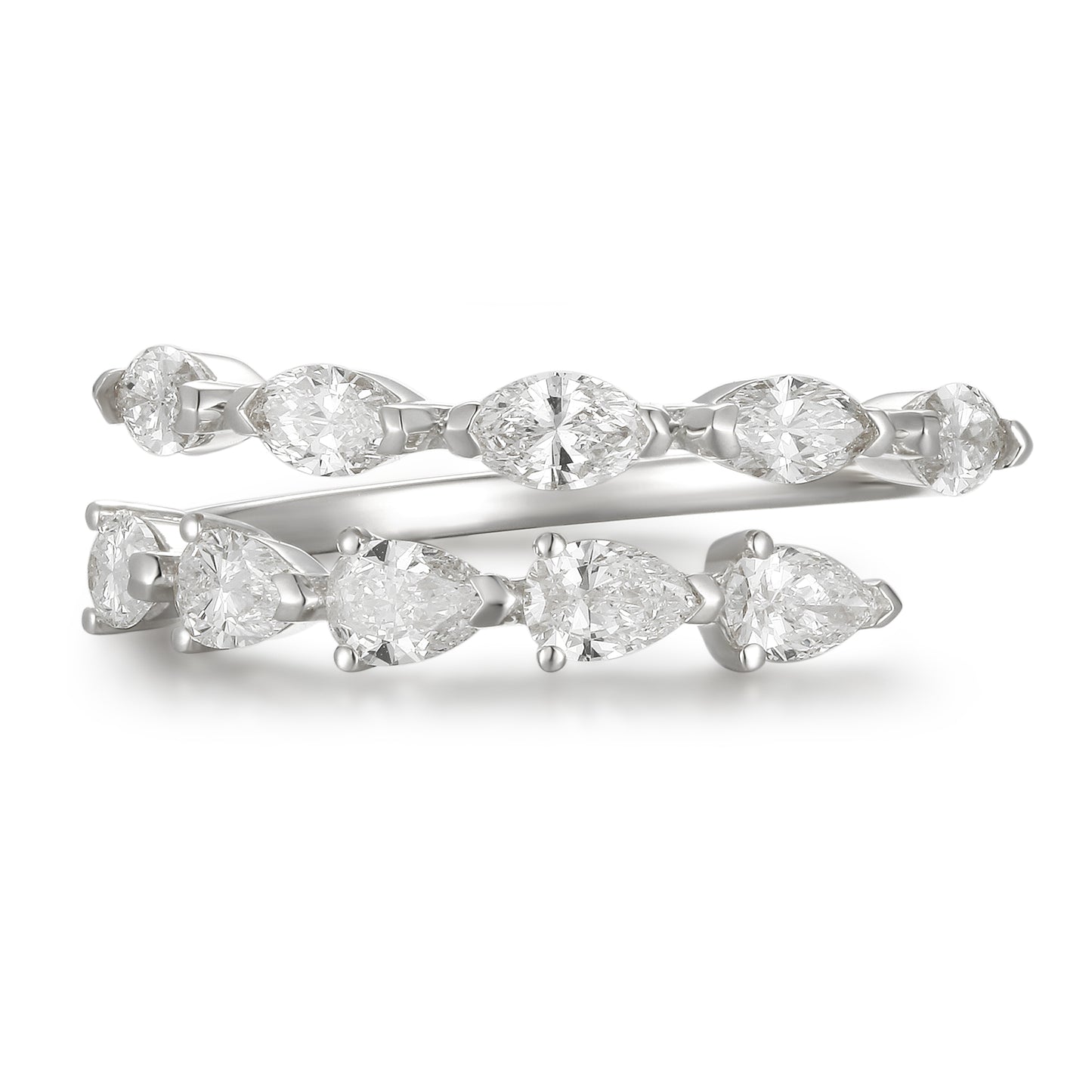 Pear & Marquise Diamond Band - Kindspark