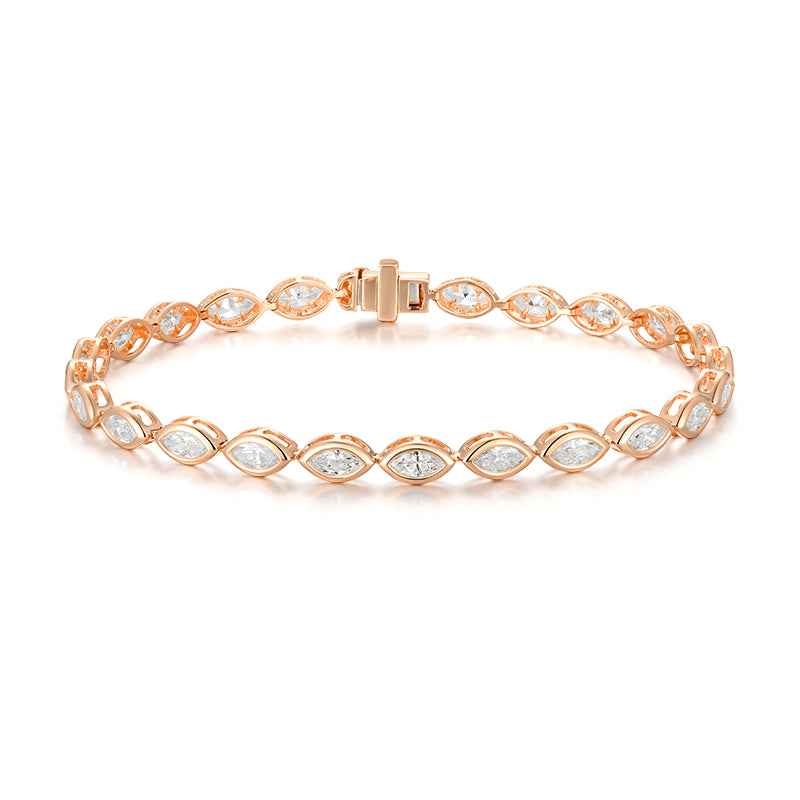Tennis Bracelet Marquise Diamond - Elegant & Timeless Luxury