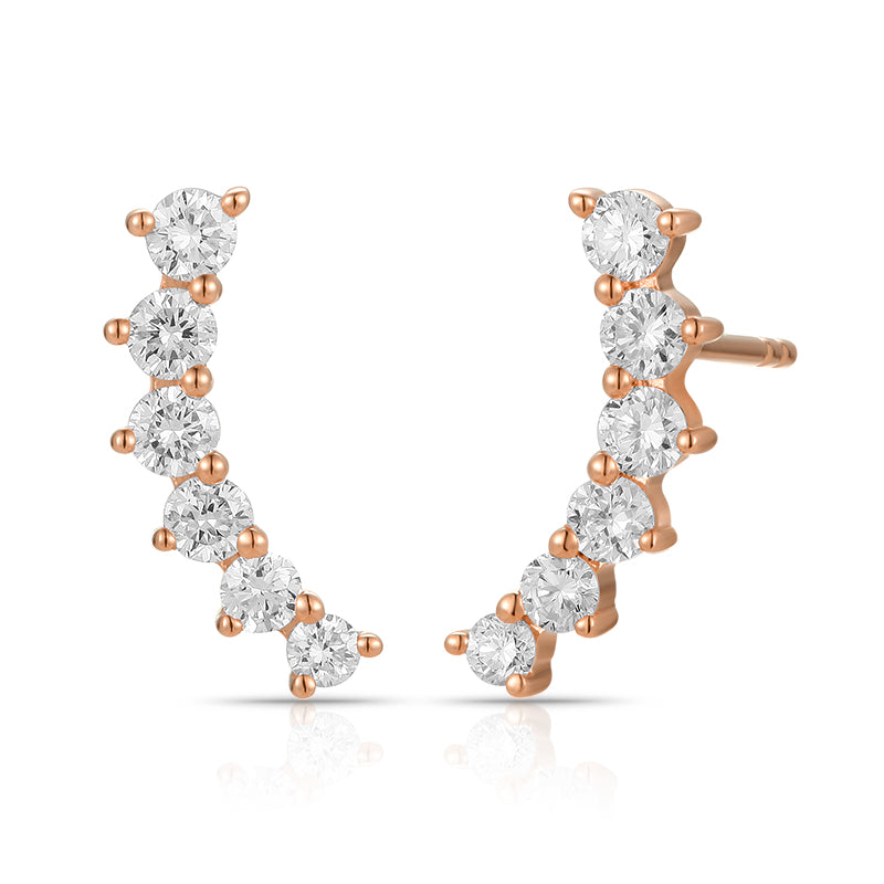 Crescent Stud Earring - Kindspark