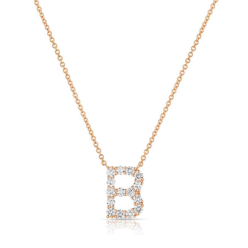 Initial B Diamond Necklace - Elegant Personalised Jewellery for Every Occasion