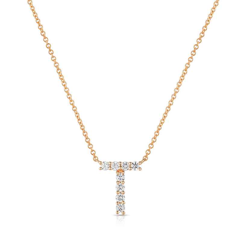 Initial T Diamond Necklace – Timeless Elegance for Every Occasion