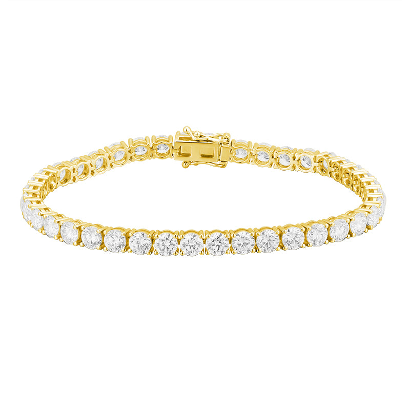 Bold Spark Tennis Bracelet -Round Diamond|Lab-grown diamond Bold Spark Tennis Bracelet -Round Diamond| KindSpark Jewellery| Affordable jewellery for everyday wear