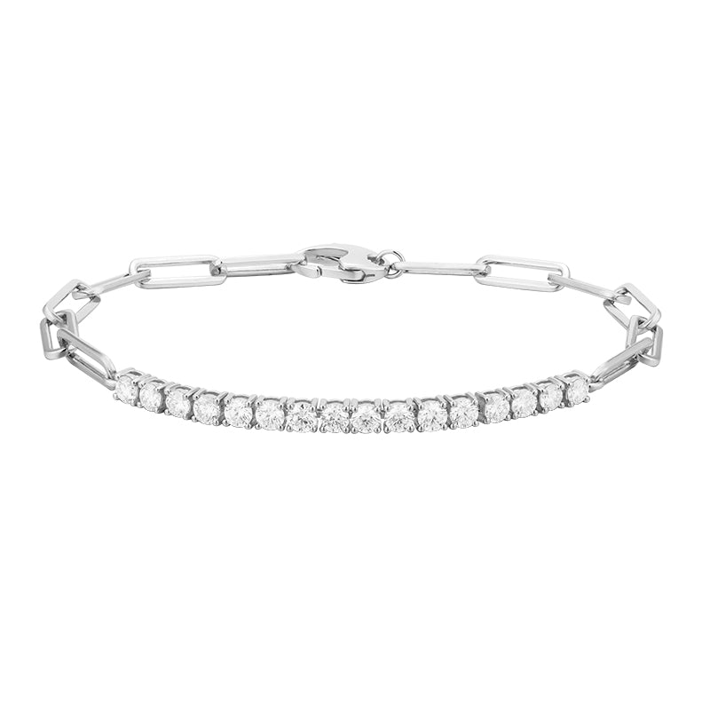 Round Diamond Link Bracelet - Kindspark