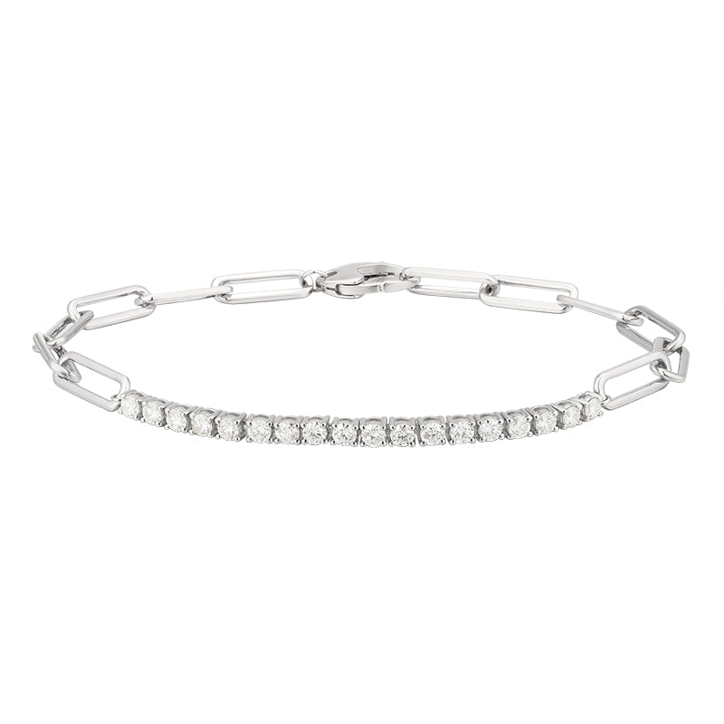 Round Diamond Link Bracelet - Kindspark