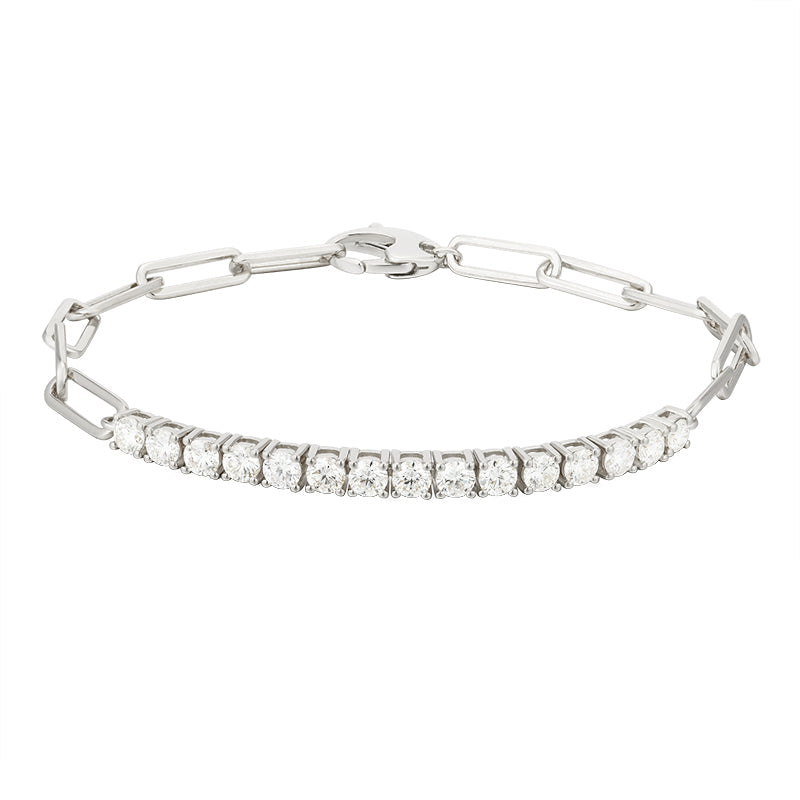 Round Diamond Link Bracelet - Kindspark