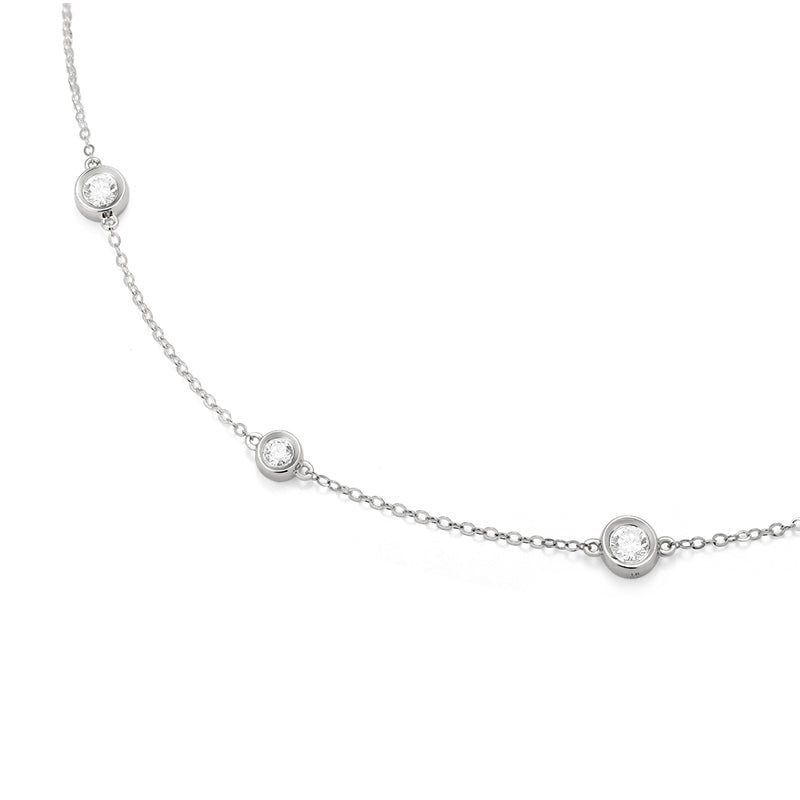 Diamond Station Bracelet| Lab-grown diamond Station Bracelet| KindSpark Jewellery| Affordable jewellery for everyday wear