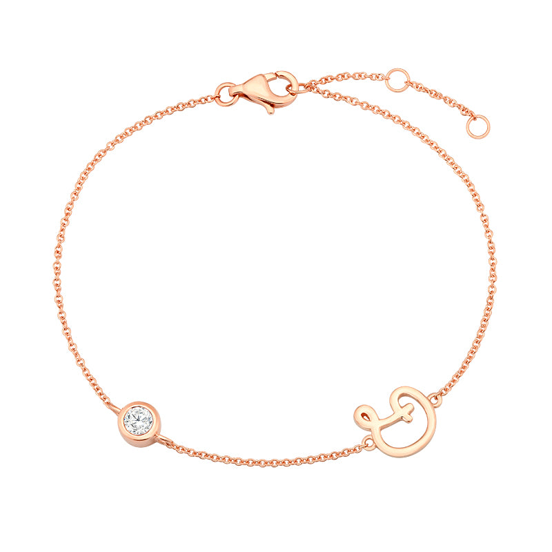 Initial Bracelet-D - Kindspark