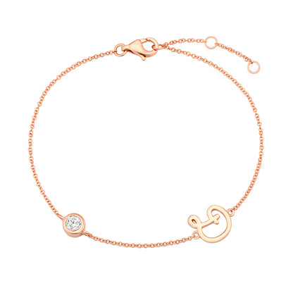 Initial Bracelet-D - Kindspark