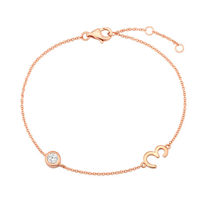 Initial Bracelet-E - Kindspark