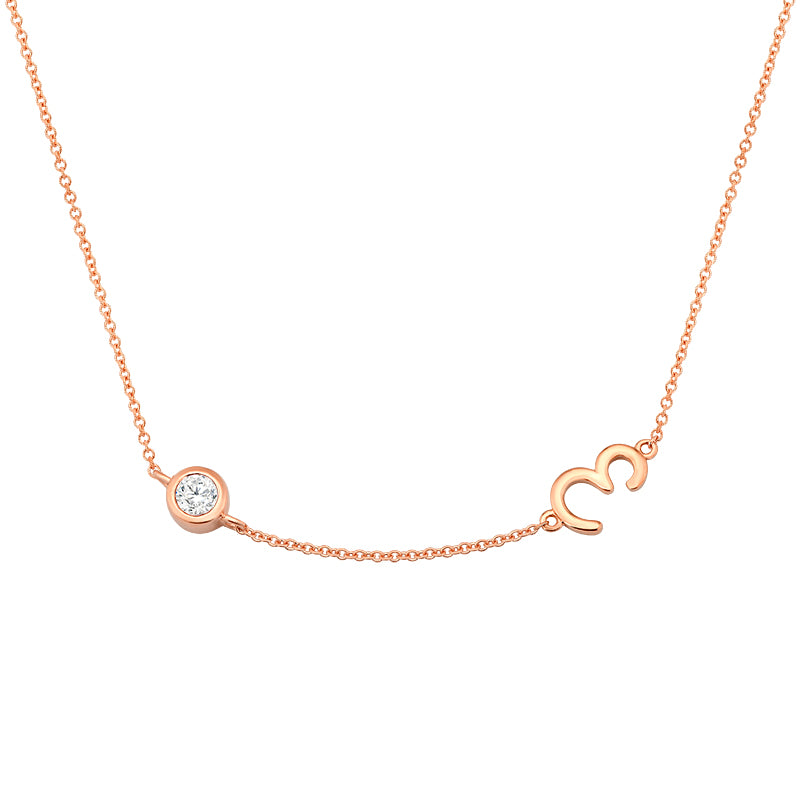 Initial Necklace-E