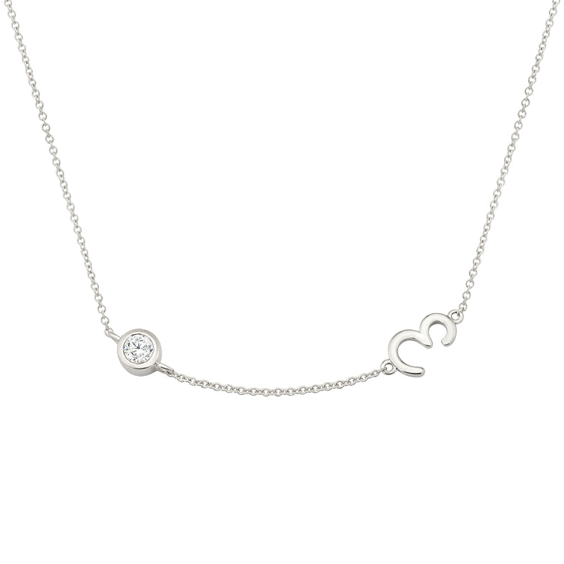 Initial Necklace-E