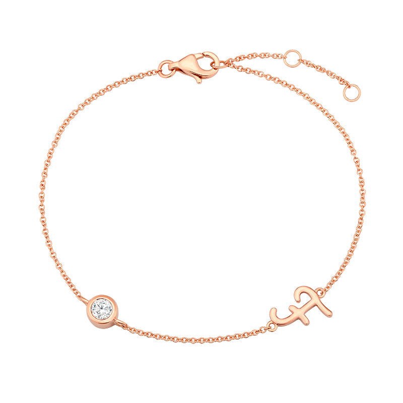Initial Bracelet-F - Kindspark