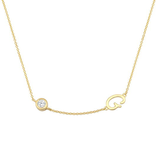 Initial Necklace-G