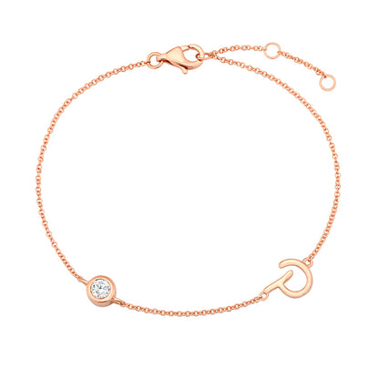 Initial Bracelet-P - Kindspark