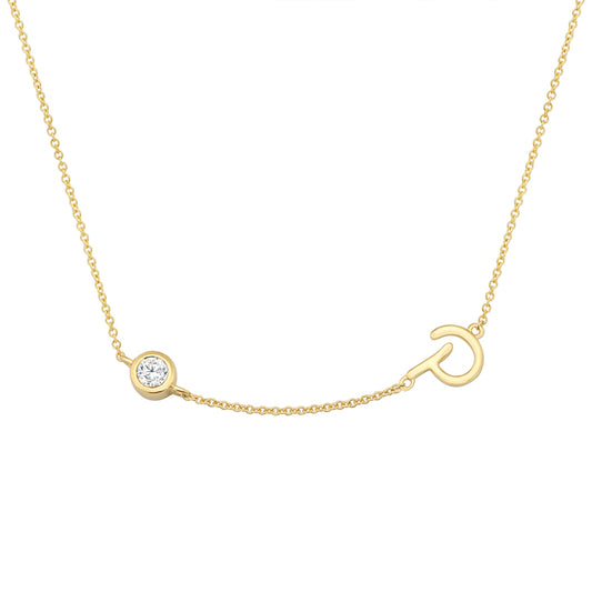 Initial Necklace-P - Kindspark