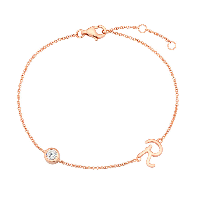 Initial Bracelet-R - Kindspark