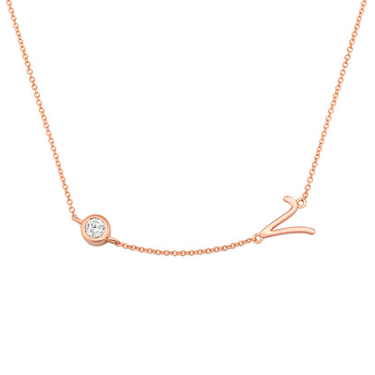 Initial Necklace-V - Kindspark