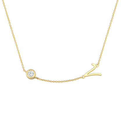 Initial Necklace-V - Kindspark