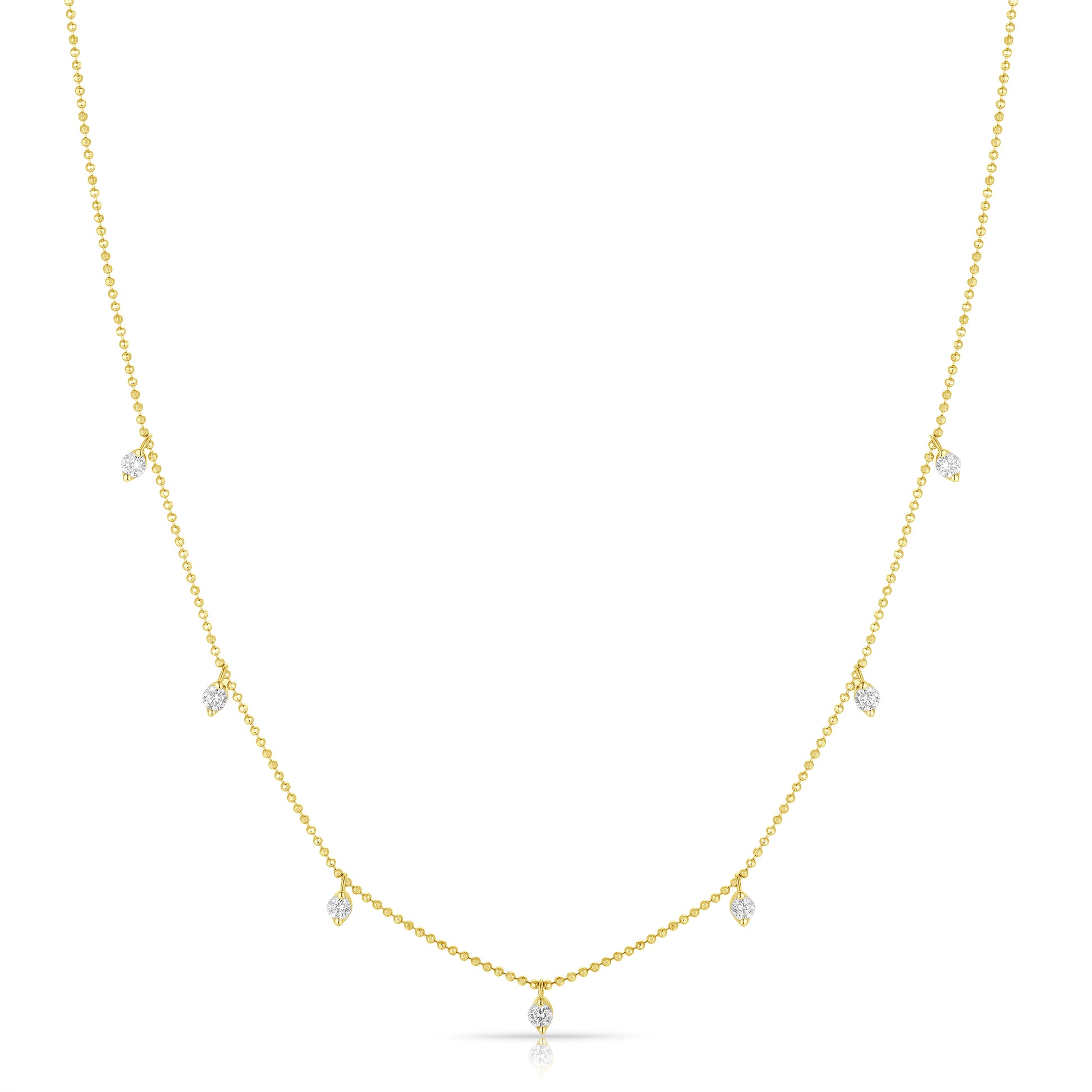 Round Diamond Chain Necklace - Kindspark