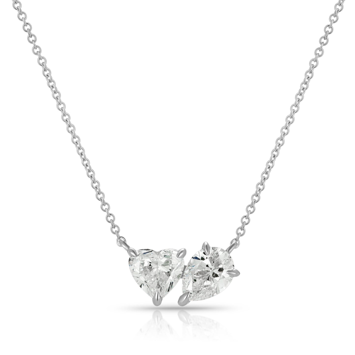 Heart & Pear Shape Necklace - Kindspark