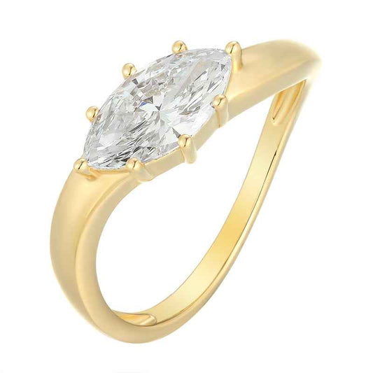 Marquise Cut Diamond Ring