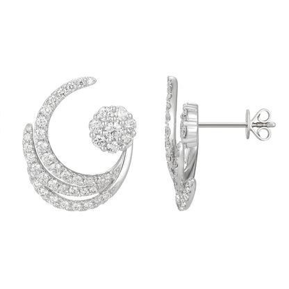 Moon Design Ear Stud