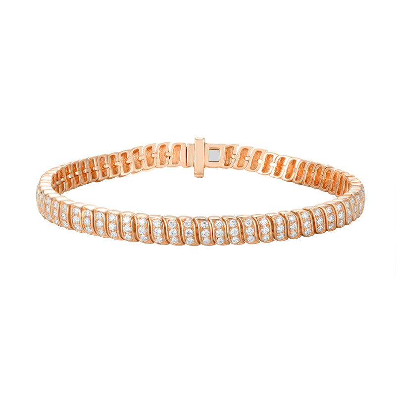 Pave Cuban Chain Bracelet