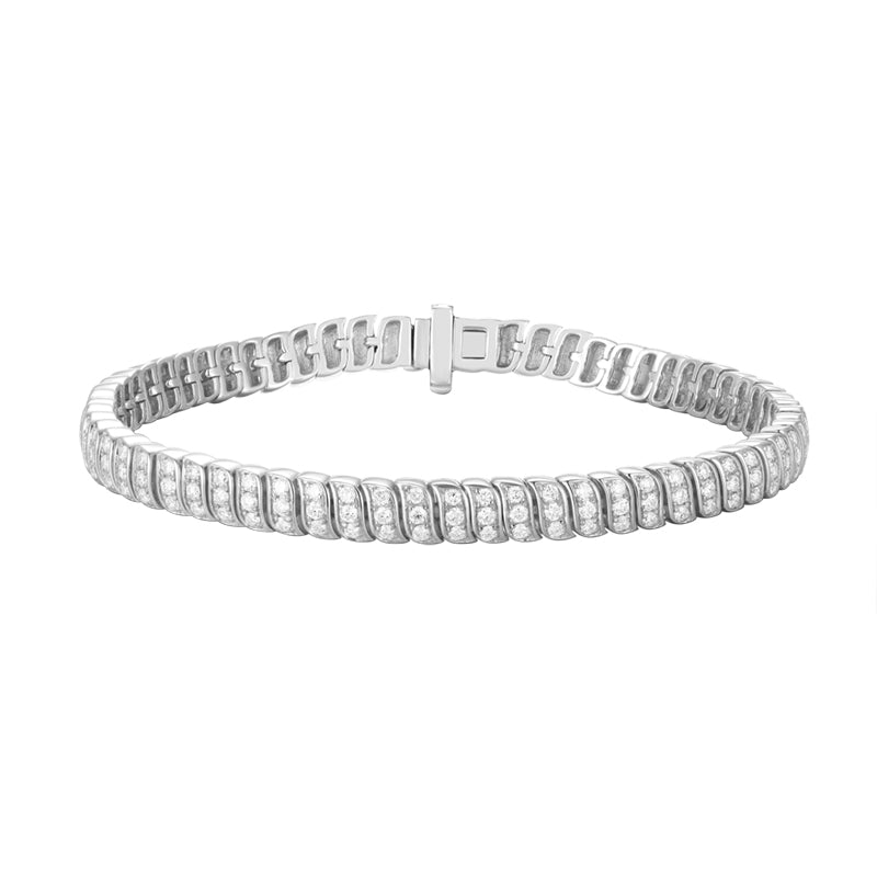 Pave Cuban Chain Bracelet