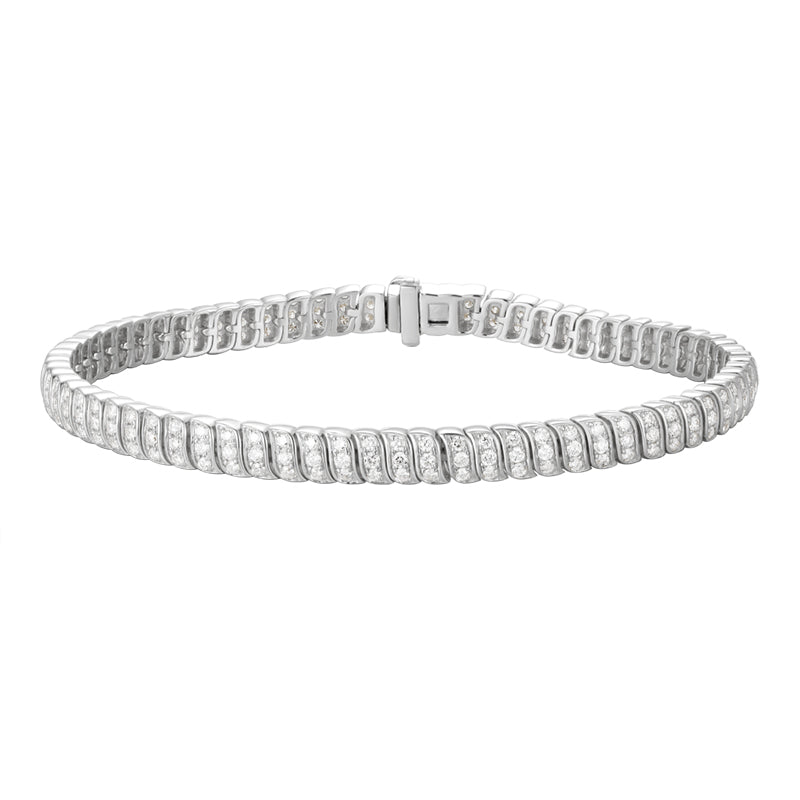Pave Cuban Chain Bracelet