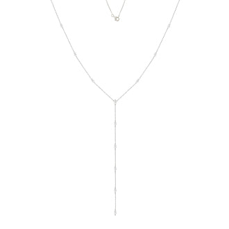Lariat Necklace - Marquise Cut Diamond - Kindspark